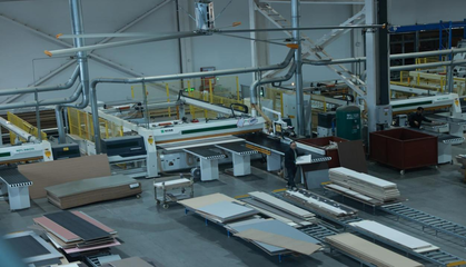 客來福6大核心工序定義板式家居4.0智造效率、精度與品質新標桿